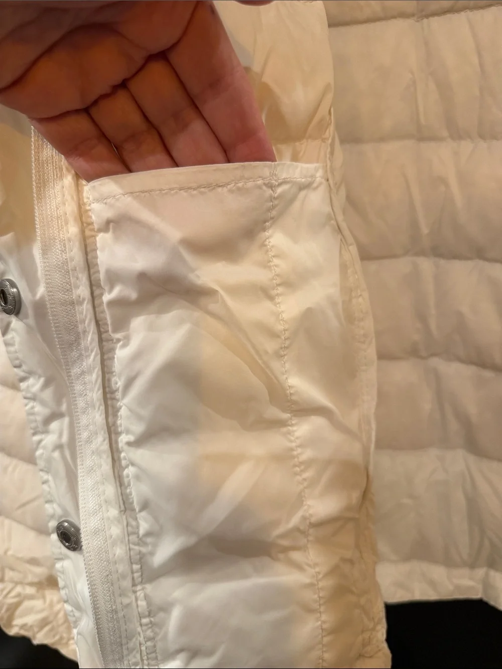 MINT Girls Lightweight White Quilted Puffer Jacket *SEE DETAILS re: sizing! 👈
